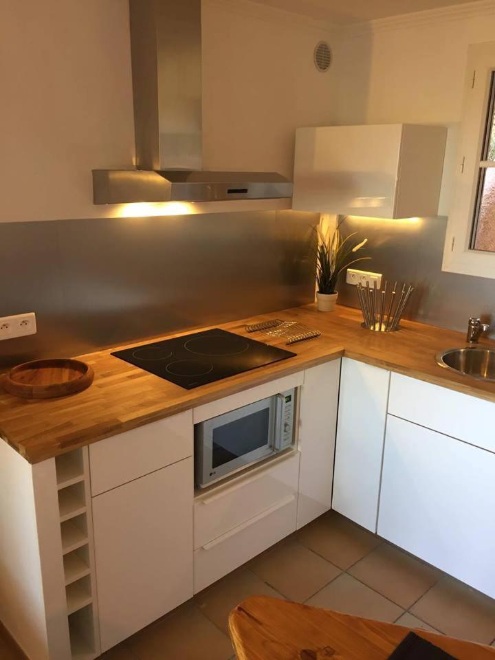 Les Restanques Apartment Grimaud Luaran gambar