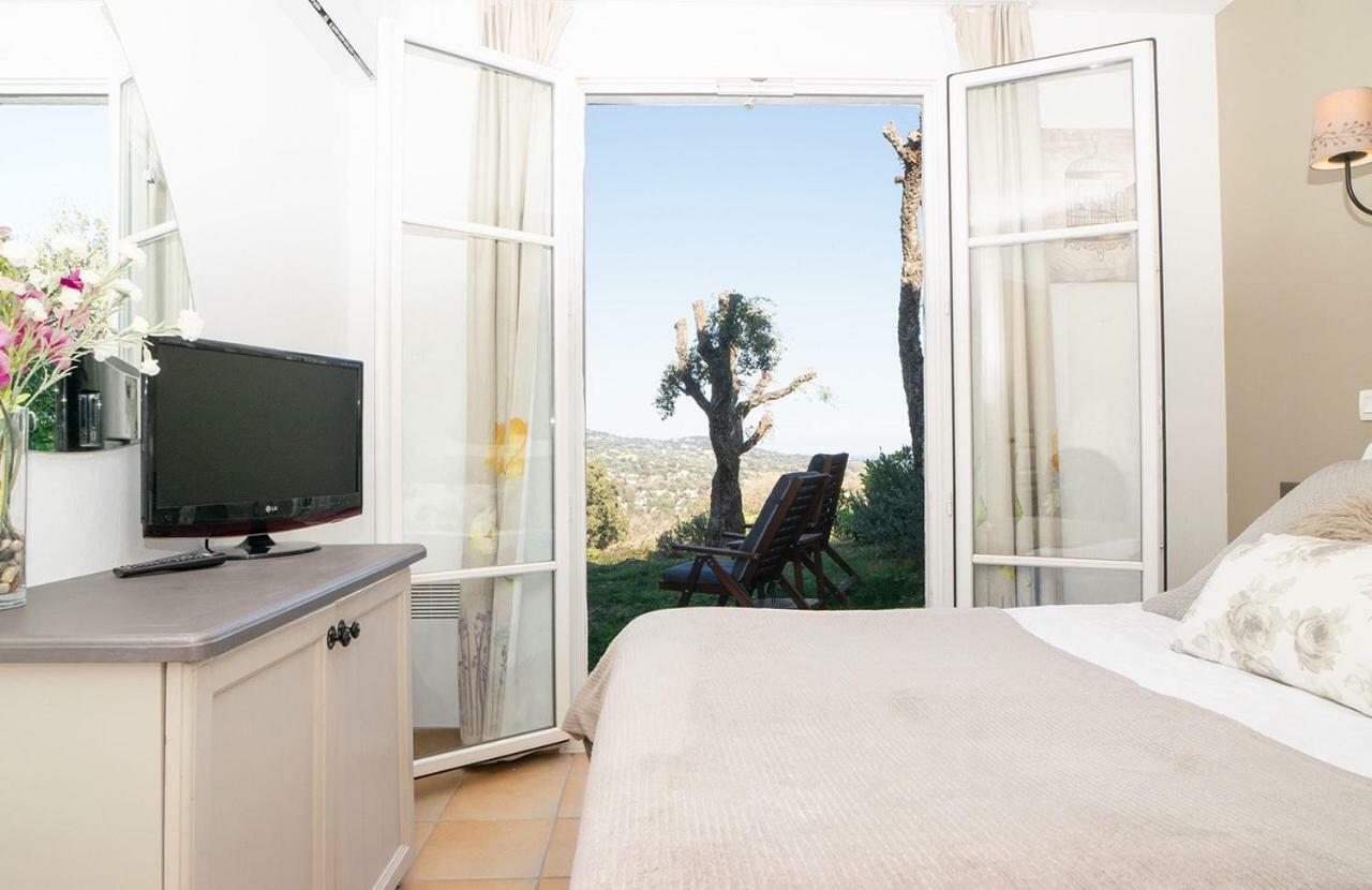 Les Restanques Apartment Grimaud Luaran gambar